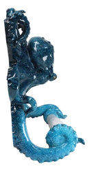 Nautical Marine Ocean Blue Sea Octopus Tentacles Wall Toilet Paper Holder