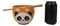 Orange Lucky Panda Bear Ceramic Donburi Ramen Soup Bowl With Chopsticks Set