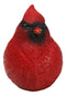 Faux Taxidermy Realistic Northern Male Red Cardinal Bird On Perch Figurine