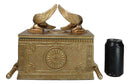 Matte Gold Throne Of God Ark Of Covenant Model W/ Contents Trinket Box Figurine