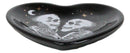 Gothic Day Of The Dead Love Never Dies Skeleton Couple Heart Trinket Dish Decor