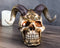 Day of The Dead El Diablo Horned Devil Skull Hell Spawned Imp Ram Demon Figurine