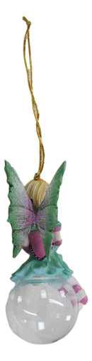 Spring Blossom Bubble Rider Fairy Ornament Amy Brown Holiday Collection Accent