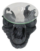 Fantasy Trio Gargoyle Dragons in Eggs Hatchling Candle Oil Burner Figurine