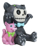 Furry Bones Basheera Voodoo Skeleton With Pink Panther Doll Figurine Collectible