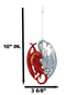 Anne Stokes Dueling Fire And Ice Titan Dragons Tree Hanging Ornament Figurine