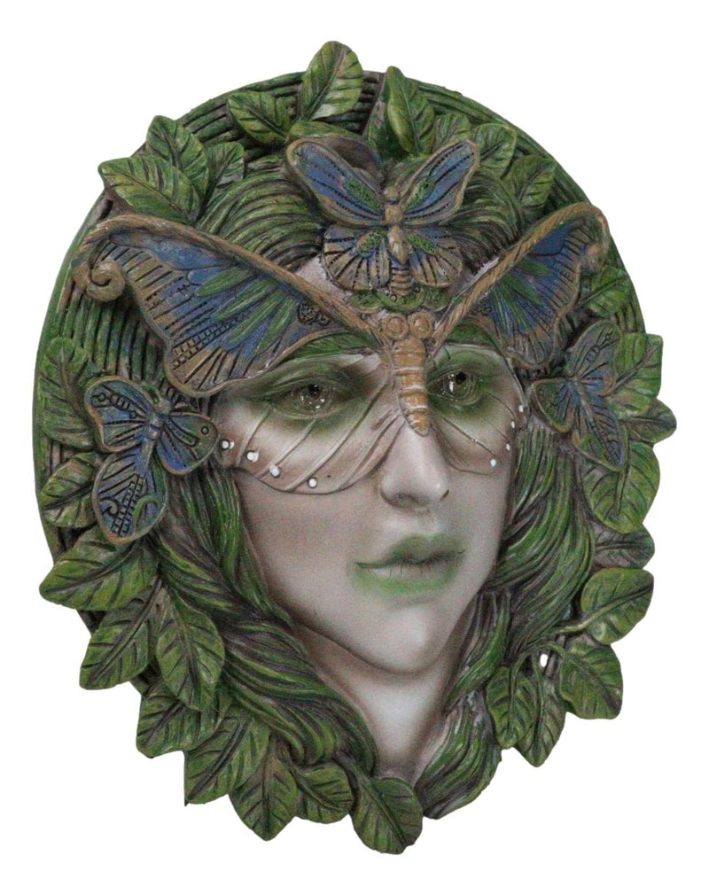 Celtic Greenwoman Tree Lady Gaia Ent Earth Goddess Butterfly Mask Wall Decor