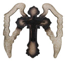 Inspirational Divine Jesus Christ The Redeemer with Angelic Wings Wall Cross