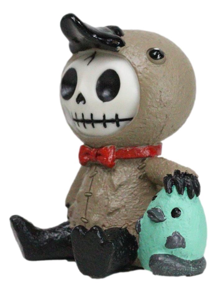 Furry Bones Platypus Bill Holding Egg Voodoo Skeleton Figurine Furrybones