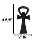 Cast Iron Black Egyptian Mystic Hieroglyph Ankh Key Hand Bottle Cap Opener