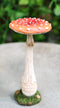 Enchanted Fairy Garden Pillar Toadstool Mushroom Home Decor Figurine 6.75"H