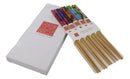 5 Pairs Of Imperial Hotel Peacock Rug Frank Wright Ridged Wooden Chopsticks Set