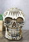 Southwestern Exotic Tribal Maori Tattoo Skull Money Coin Piggy Bank Figurine