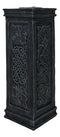 Wicca Celtic Knotwork Sacred Symbols Dark Art Votive Column Candle Holder Stand