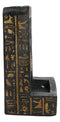 Egyptian God of The Dead Anubis Hieroglyphs Backflow Incense Burner Figurine