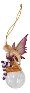 Autumn Cassia Bubble Rider Fairy Hanging Ornament Amy Brown Holiday Collection