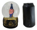 Ancient Egyptian Hieroglyphic Eye of Horus Ankh and Falcon Bird Water Globe