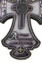 Inspirational Hope Faith A Friend Loves at All Times Fleur De Lis Wall Cross