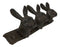 Cast Iron Whimsical 3 Bunny Rabbit Hares Multi Point Wall Coat Hooks Decor