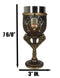 Viking Berserker Warrior Wine Goblet Chalice With Dragon Longship Boat Stem