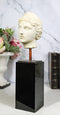 Classical Greek Roman Goddess Aphrodite Head Bust Replica On Black Crystal Base