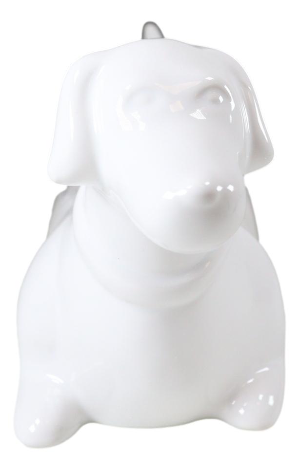 Pack Of 2 Dachshund Dog White Ceramic Serving Platter Plate Cracker Dish Trays