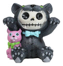 Furry Bones Basheera Voodoo Skeleton With Pink Panther Doll Figurine Collectible