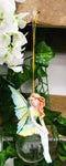 Green Clover Bubble Rider Fairy Hanging Ornament Amy Brown Holiday Collection