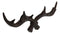 Cast Iron Rustic 10 Point Stag Deer Antlers Rack Wall Plaque 11"L Hanging Hooks