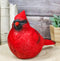 Faux Taxidermy Realistic Northern Male Red Cardinal Bird On Perch Figurine