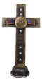 Patriotic United States Army Medallion Flags And Stars Memorial Standing Cross