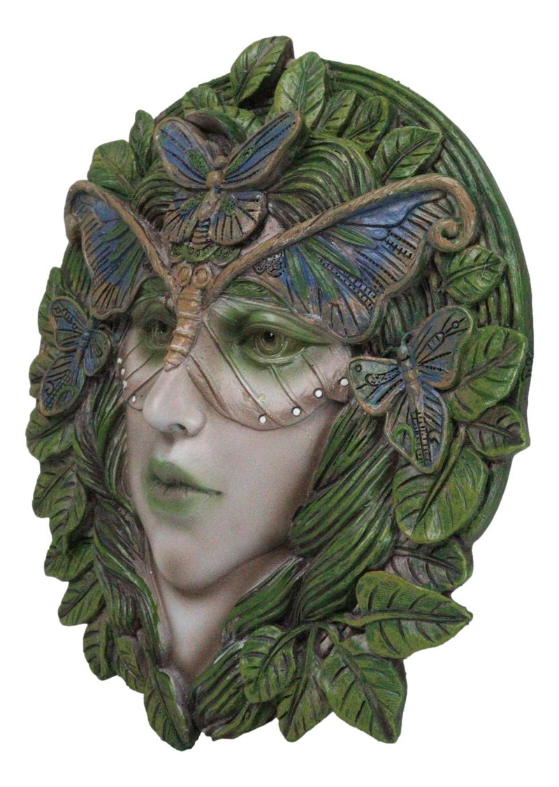 Celtic Greenwoman Tree Lady Gaia Ent Earth Goddess Butterfly Mask Wall Decor