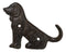 Pack Of 3 Cast Iron Whimsical Rustic Cocker Spaniel Dog Wagging Tail Wall Hooks