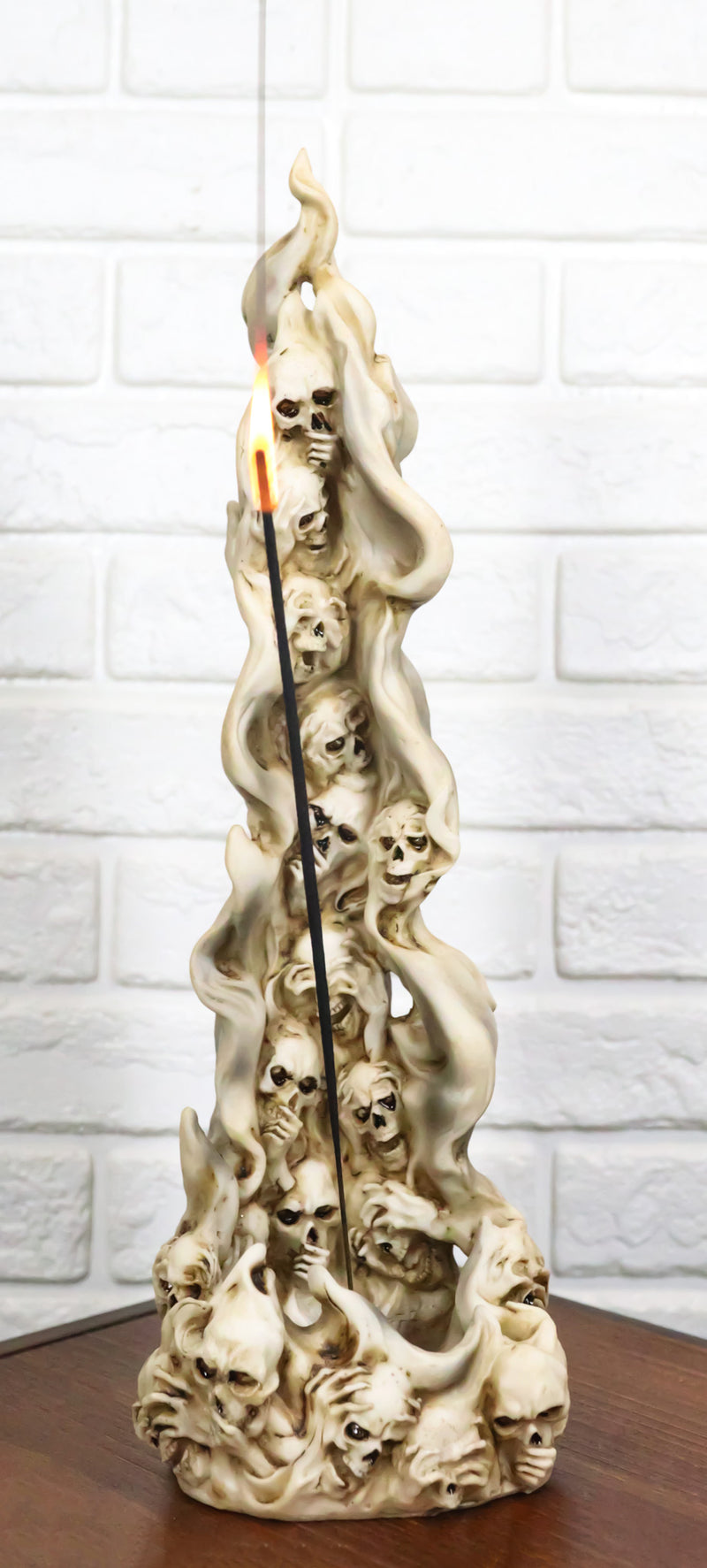 Ossuary Morphing Skulls Ghost Whispers of Lost Souls Incense Burner Figurine