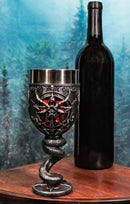 Sabbatic Goat Baphomet Sigil Red Blood Sacrifice Pentagram Serpent Wine Goblet