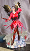 Air Elemental Magic Wizard Sorceress Bending The Wind With Hydra Spirits Statue