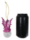 Pink Peony Bubble Rider Fairy Hanging Ornament Amy Brown Holiday Collection