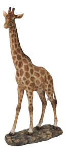 Nature Wildlife Realistic Safari Savannah Masai Giraffe Standing Figurine