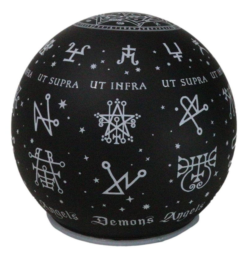 Wicca Occultic Angels And Demons Sigils Of Divine And Demonic LED Globe Light