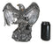 Large Geared Clockwork Steampunk Nano Cyborg Eagle with Open Wings Figurine