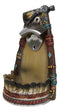 Southwestern Feathers With Turquoise Hand Axe Tribal Indian Wall Bottle Opener