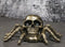 Faux Bronze Creepy Crawler Tarantula Arachnid Skulltula Spider Skull Figurine