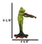 Classical Strings Symphony Green Toad Frog Playing The Violin Figurine