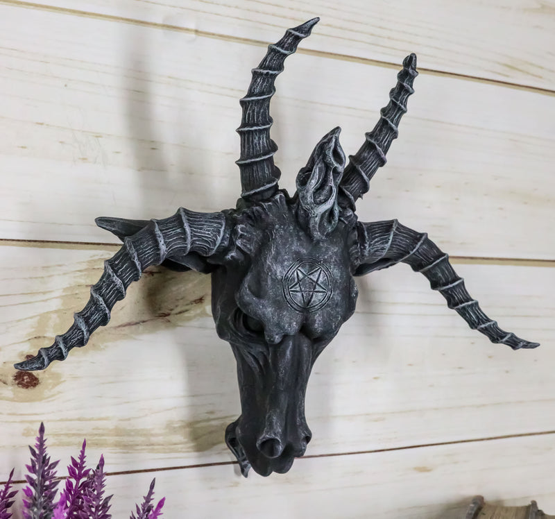 Ebros Eliphaz Levi Sabbatic Goat Baphomet Wall Plaque 8.5" Wide Collectible