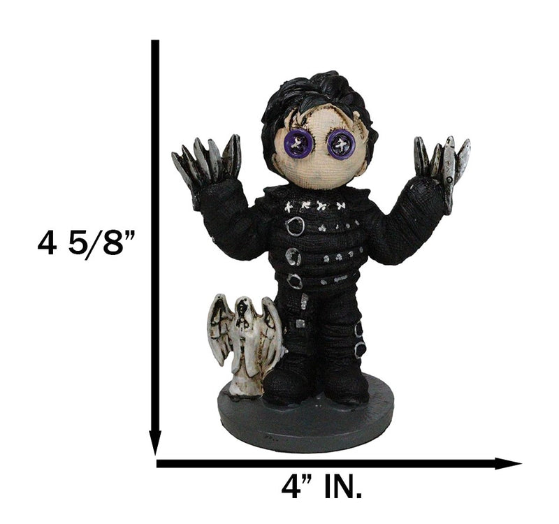 Pinheadz Monster Edward Scissorhands With Voodoo Stitches Death Angel Figurine