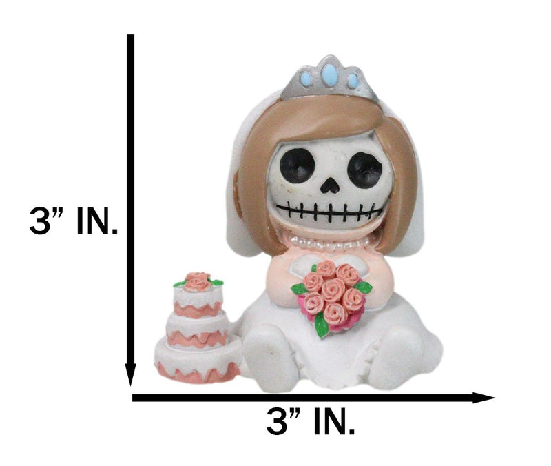 Mrs Furrybones Vampiress Bride With Wedding Cake Skeleton Furry Bones Figurine