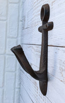 Cast Iron Rustic Sailor Nautical Marine Sea Ship Anchor 2 Pegs Double Wall Hook