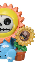 Furrybones Sol Sunflower Pot Sun Blue Sky Monster Skeleton Furry Bones Figurine