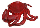 Cast Iron Marine Sea Red King Crab Trinket Coins Jewelry Tray Dish Decor