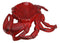 Cast Iron Marine Sea Red King Crab Trinket Coins Jewelry Tray Dish Decor